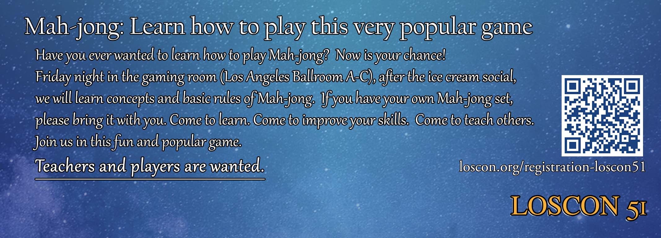 Loscon 51 Ad Mah-jong