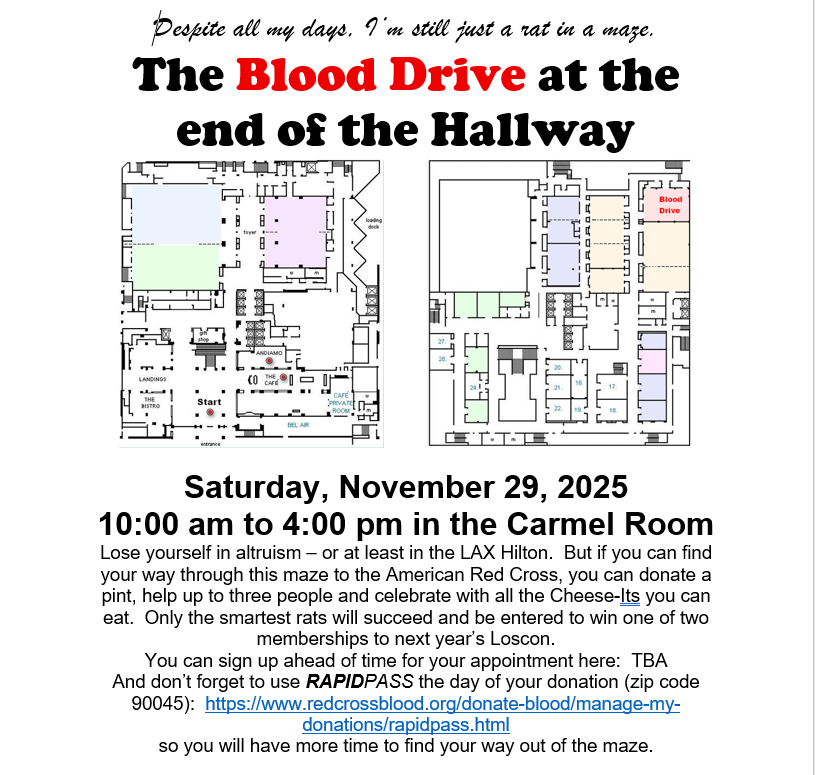 Loscon 51 Red Cross Blood Drive Flyer