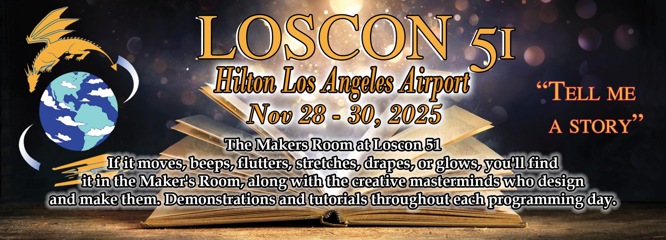 Loscon 51 Makers Room banner